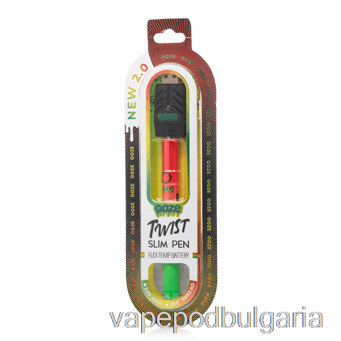 Vape Течности Ooze Slim Twist Pen 2.0 Flex Temp батерия Rasta